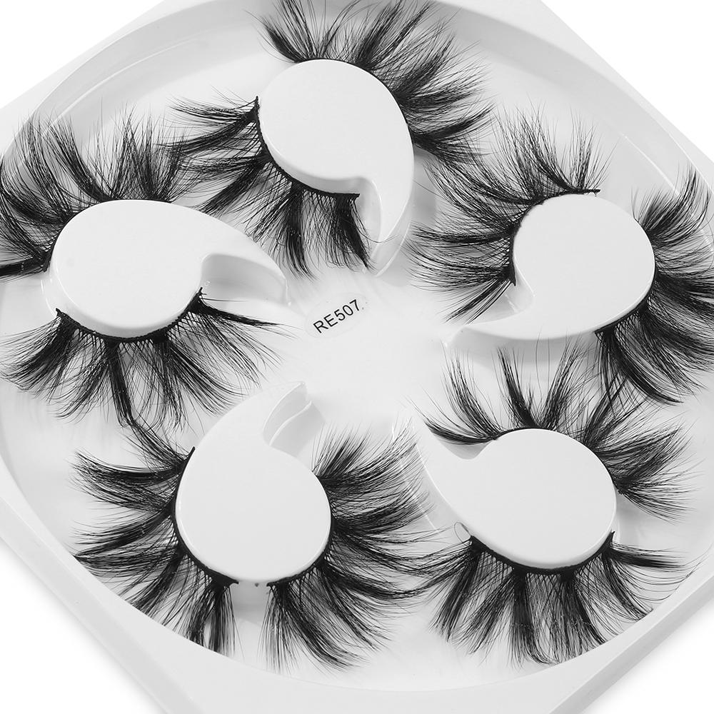 Eye Makeup Tools Wispies Fluffies False Eyelashes Thick Long Eyelashes Extension 3D Faux Mink Lash