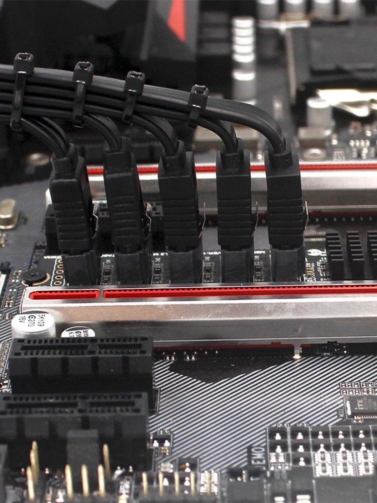 Адаптер-карта M.2 M-Key PCI Express на SATA 3.0 для жесткого диска, чипсет JMB585, поддержка ОС/Windows/Linux, поддержка функции PM