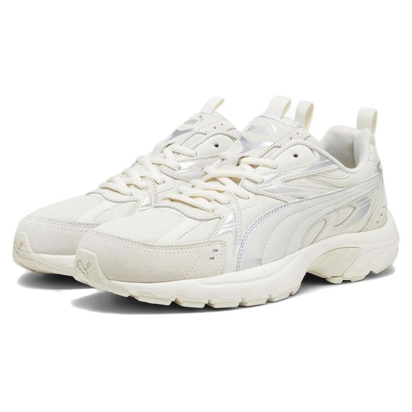 Puma Milenio Tech Замша Унисекс Альпийский Снег Серо-Дымчатый Морозный Слон 393489-03