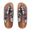LONTG Юката Гета Обожженная Павловния Дерево с Летними Сандалиями для Девочек и Тапочками с Японским Узором Толстые Удобные и Комфортные для Повседневной Носки