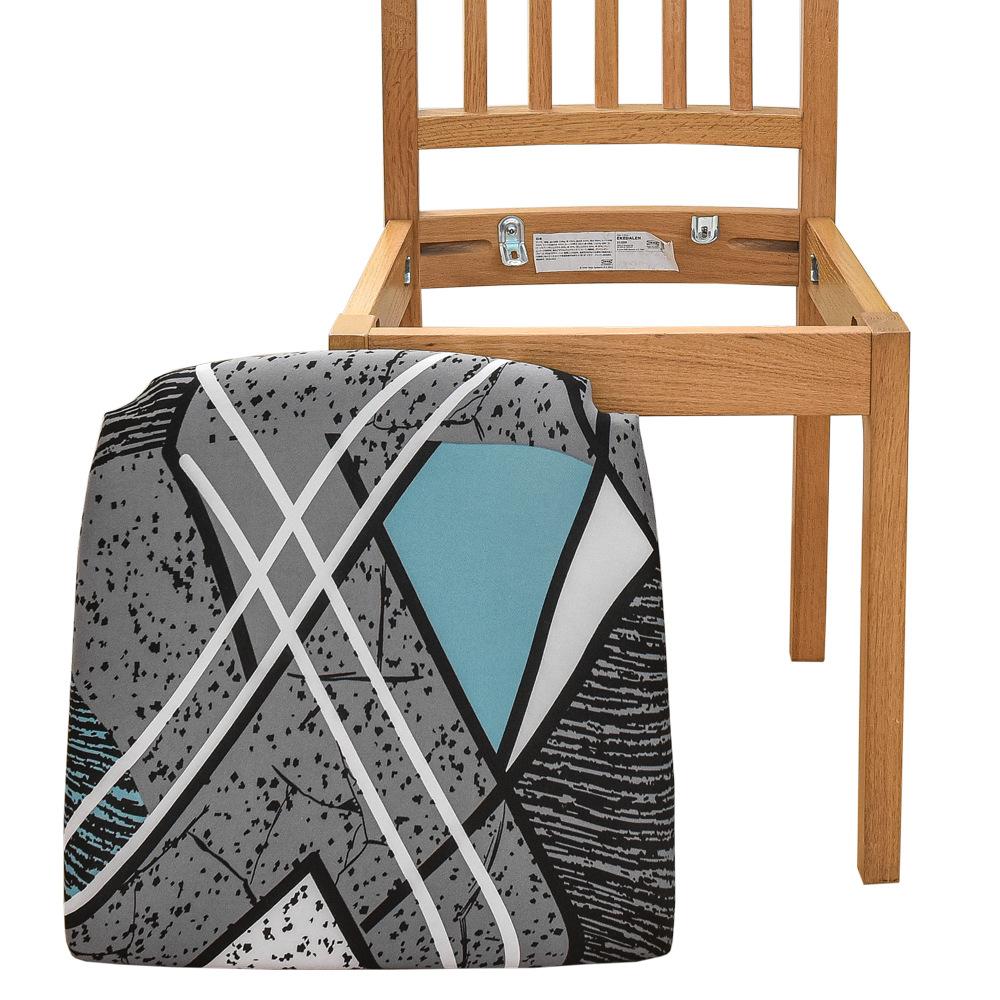 All Seasons Print Seat Cushion Cover For Dining Room Home Decor Spandex Stretch Chair Covers Removable Washable Chair Protector