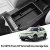 НОВЫЙ Для BYD Yuan Pro Yuan UP EV 2025 2025 Подлокотник Бокс Лоток Пластина Консоль Держатель Контейнер Органайзер для хранения Аксессуар Z4P1