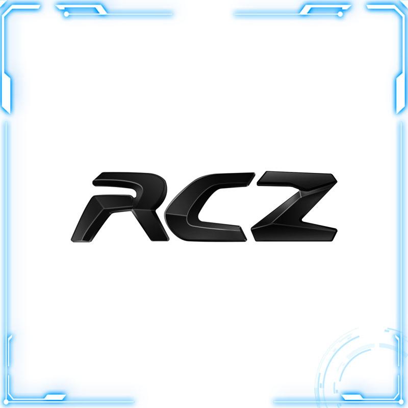 For RCZ R Decoration Emblem Car Styling 3D Metal Badge Body Trunk Self Adhesive Stickers