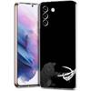 Phone Case For Samsung Galaxy S24 Ultra S23 FE S22 S20 S21 5G S10 S9 Plus S10E S8 Soft Silicone Clear Funny Skeleton Cover