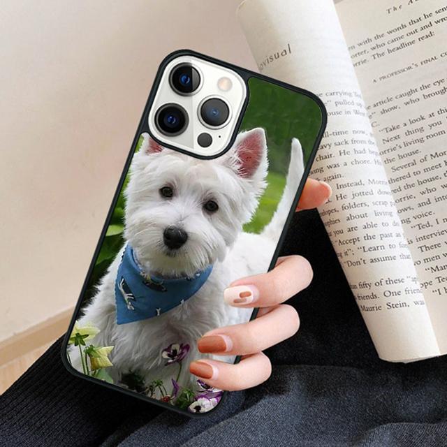 Чехол для телефона West Highland White Terrier Для iPhone 17 Air 16 15 14 Plus для apple 16 11 12 13 Pro Max coque