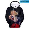 2021 New 3D Print Himiko Toga Sweatshirt Streetwear High Quality Fashion Casual Tracksuit Loose Sweatshirt Unisex Pullover