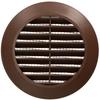 Grille D'aération - KOTARBAU - Rond - Diamètre 70 Mm - Moustiquaire - Couleur Marron