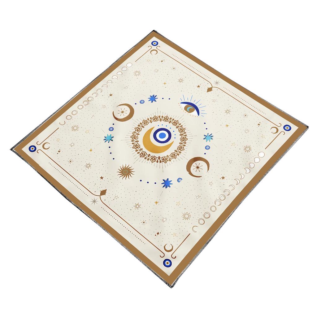 Divinations Tablecloth Eye Moon Pattern Astrology Tarots Card Tablecloth Altars Cloth Divinations Board Game Accessory