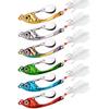 Spinner Bait 7g 10g 15g Metal Vib Fishing Lure Trolling Spoon Wobbler Toning Hard Bait With Sequin Pesca For Bass Pike