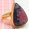 Rhodonite Gemstone Handmade Silver Jewelry  "7.5"