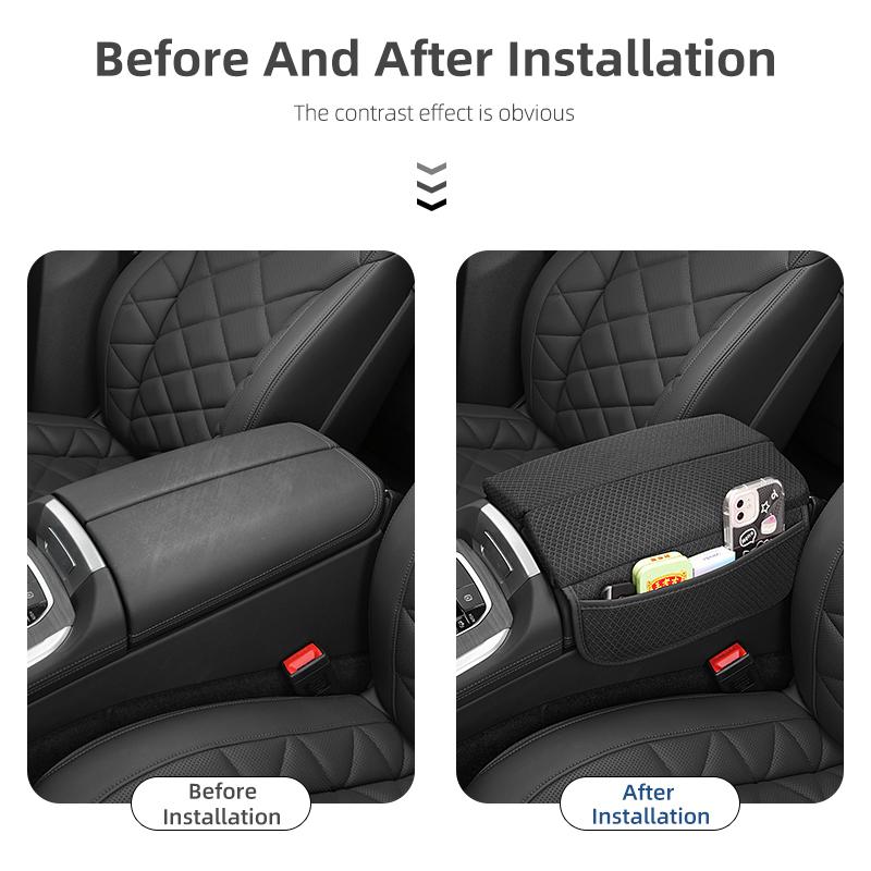 Подушка-чехол на подлокотник автомобиля из ледяного шелка для BMW X5 X6 X7 G05 G06 G07 -2024 Защитная накладка на подлокотник центральной консоли Аксессуары