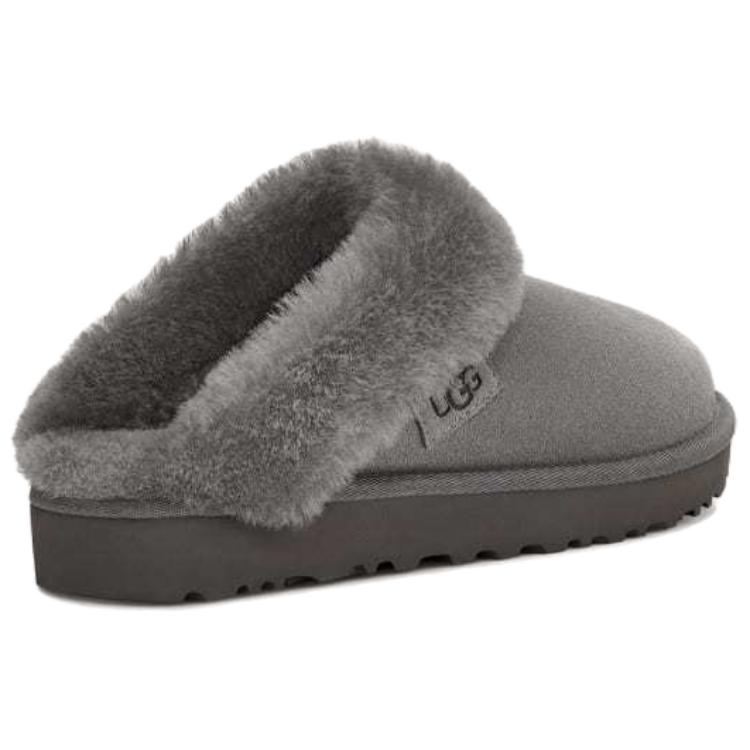 UGG Удобные Универсальные Нескользящие Шлепанцы с Открытым Носком Унисекс шлепанцы Серые 1115134-CHRC