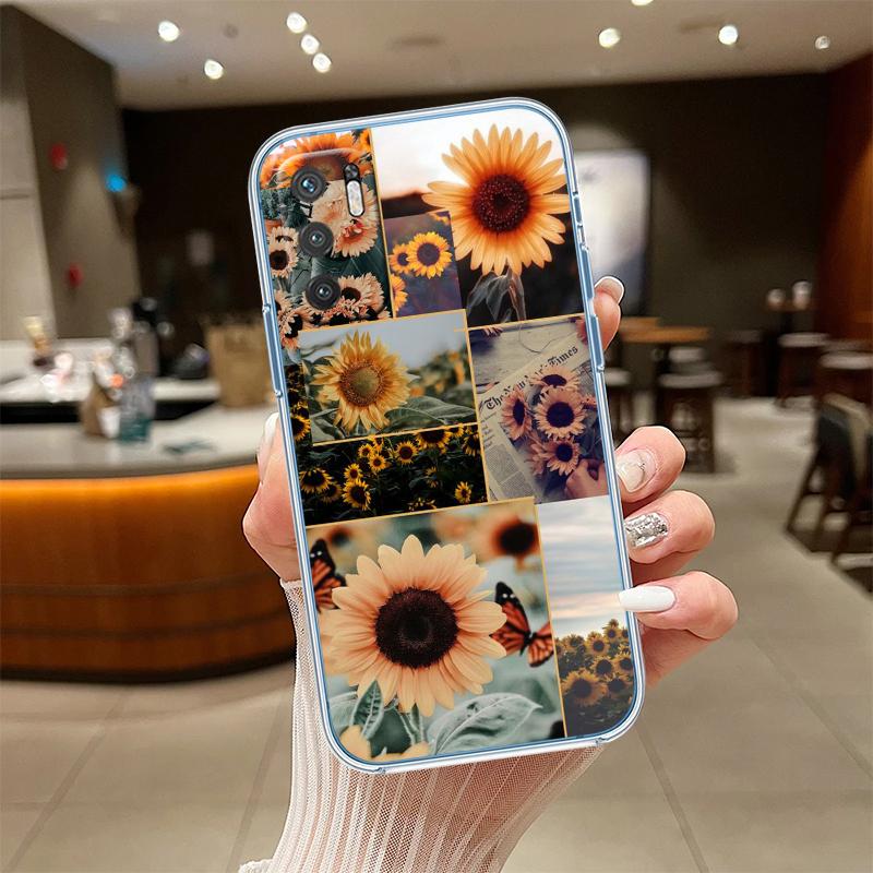 UP47 Sunflower Flower Phone Case for Motorola Moto G10 G20 G30 G31 G32 G34 G35 G41 G42 G50 G51 G52 G55 G60 G60S G62 G71 G72 G75