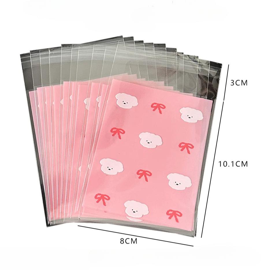 50 шт. Защитные чехлы для фотокарт Kpop Idol, защитные чехлы для фотокарт, подарочная упаковка для конфет, печенья