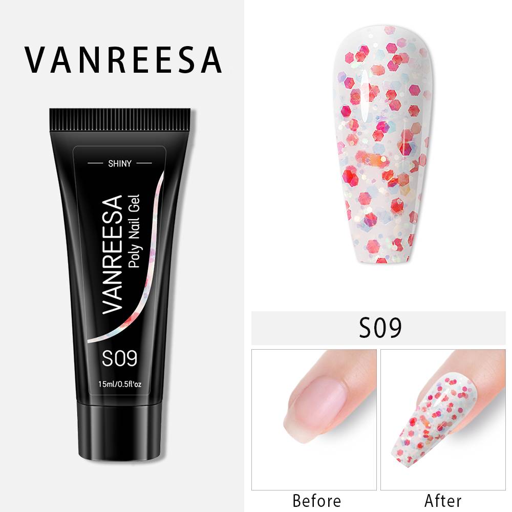 VANREESA 36 цветов поли гель для наращивания ногтей быстро наращивающий гель-лак для маникюра