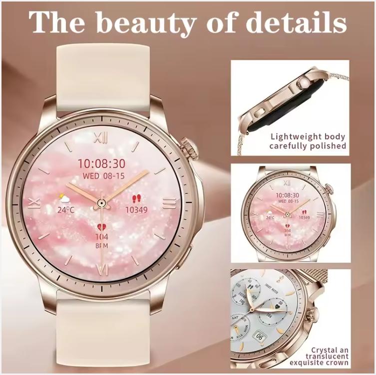 2025 Smartwatches Woman Track Map Bluetooth Call Heart Rate Monitoring IP67 Waterproof Sport Fitness Electronic Watches