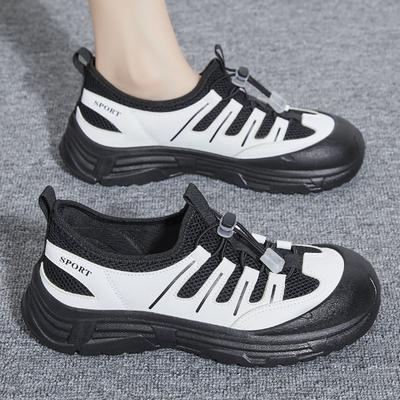 Женская обувь Новая летняя сетчатая дышащая Подарок Одинарная обувь Повседневная универсальная Спортивная обувь Толстая подошва Обувь для трейлраннинга на открытом воздухе