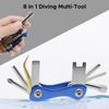 8 In 1 Diving Multi-Tool Stainless Steel Diving Repair Tool Diver Pick Repair Tool