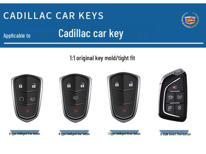 Чехол для ключа Cadillac для ATSL, XTS, XT5, XT4, CT6, XT6 - Стильный дизайн в национальном стиле