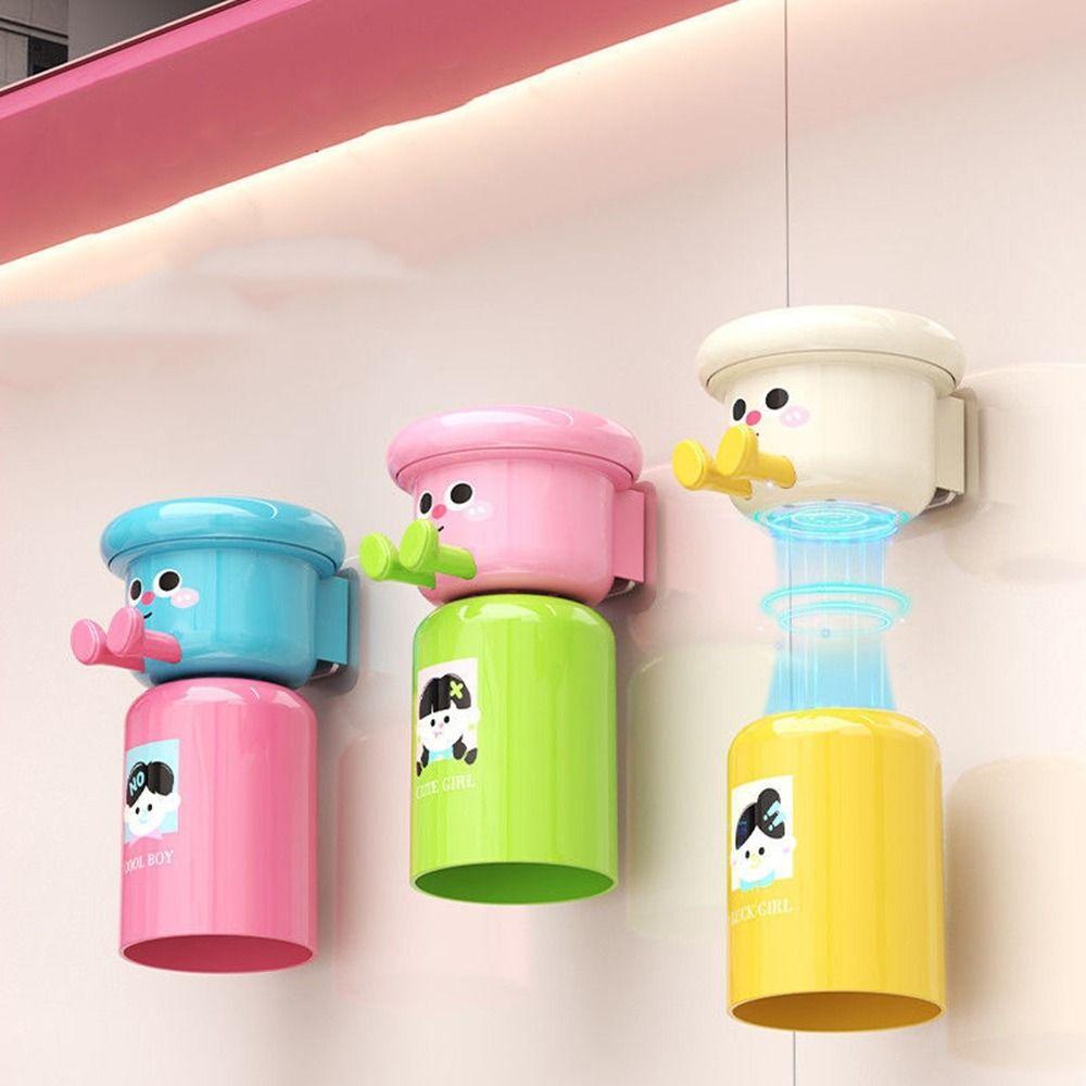 Милый держатель для зубных щеток без пробивания отверстий, дофаминовый набор детских стаканчиков для зубных щеток для дома