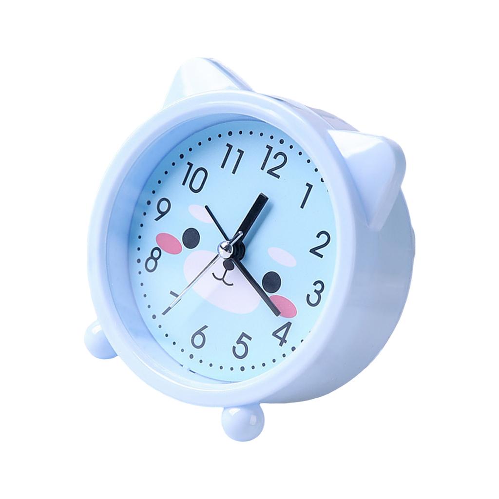 Детский будильник с животными, настольные часы, часы с маленькими ушками, идеально подходят для украшения спальни и управления временем