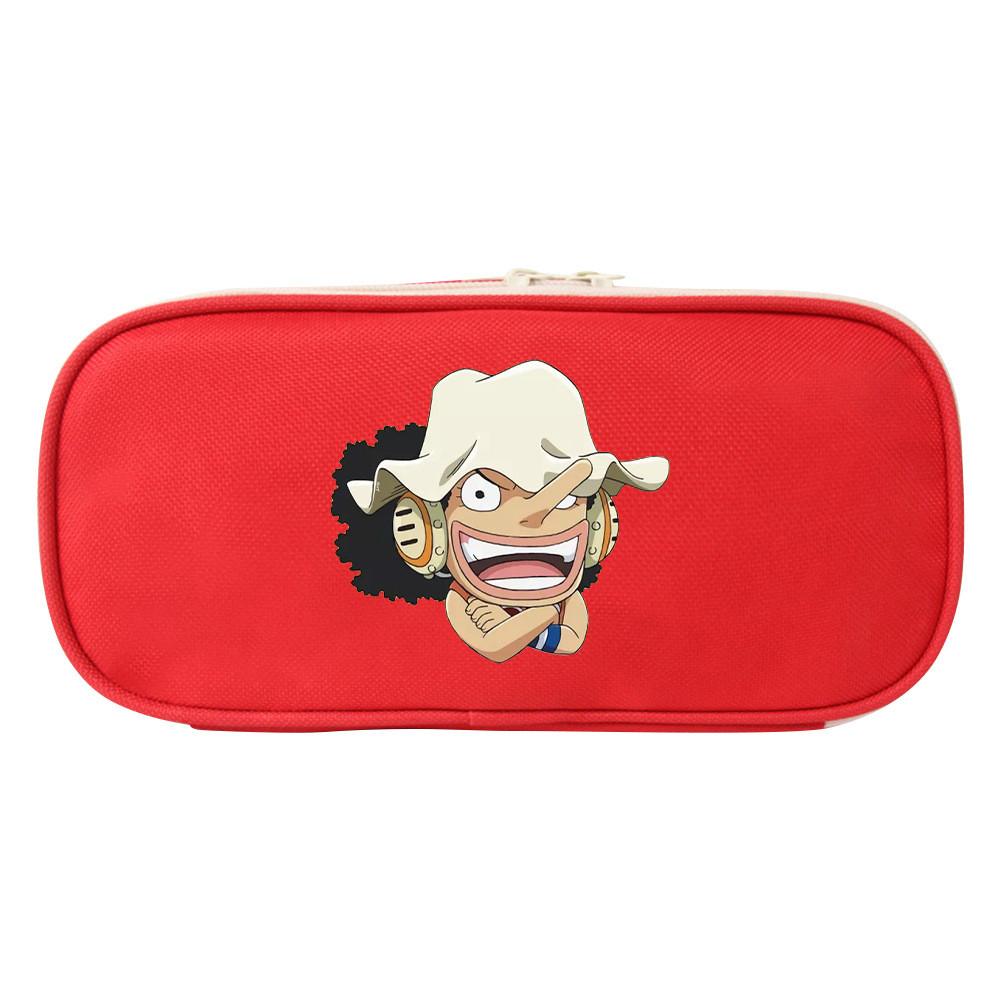 Pattern One Piece Printing Canvas Stationery Bag Student Pencil Case Fashion