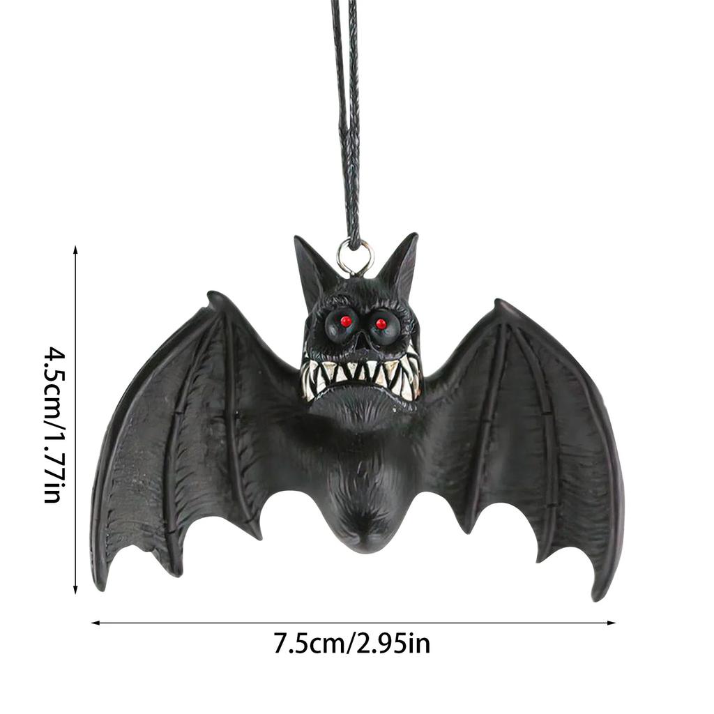 Подвесная летучая мышь на Хэллоуин, украшения-призраки, кулон в виде летучей мыши, праздничный декор для дома, праздничные атрибуты, тонкая работа, украшение в виде летучей мыши