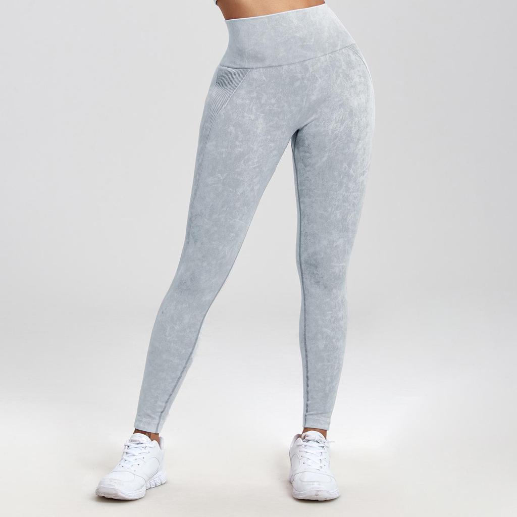 European and American Influencer Seamless Moisture-Wicking Hip-Lifting Yoga Leggings for Women