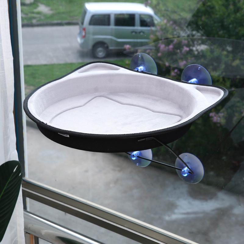 Кошачья кровать на окне, гамак, установленный на окне, кошачий насест, солнечное сиденье для маленькой домашней кошки с присоской