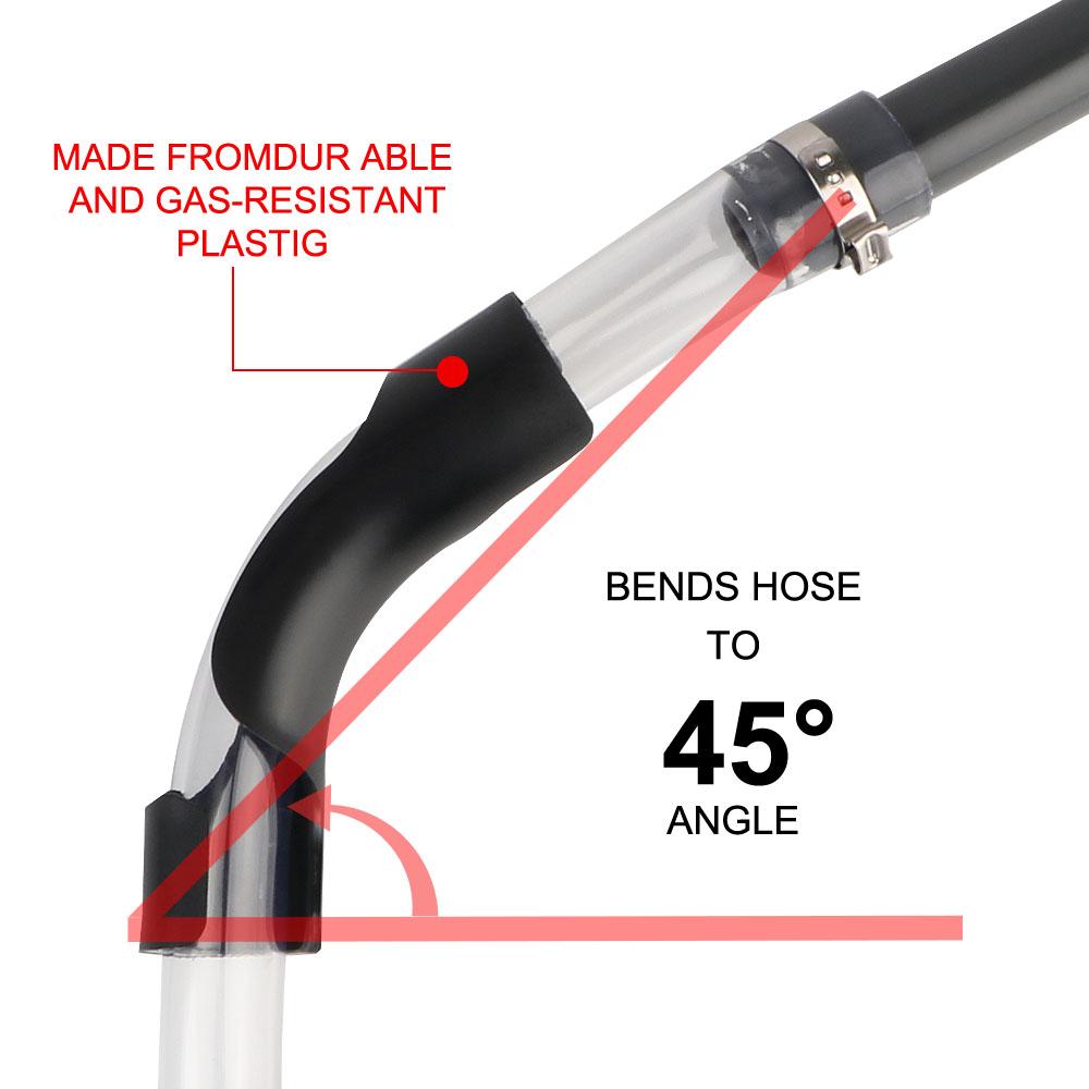 Изгиб масляной трубы Шланг для заправки топлива Топливный насос Труба для гибки труб Заправка Модификация мотоцикла Универсальный