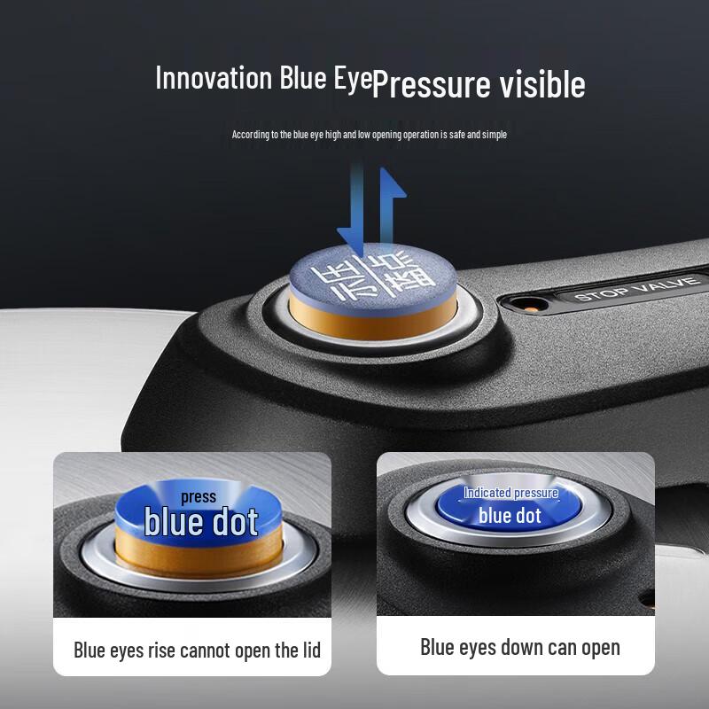Скороварка SUPOR Blue Eye 24 см из нержавеющей стали 304