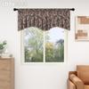 1PC LOZUJOJU High Quality European Style Blackout Jacquard Curtain Head for Small Window Decor 132x46cm