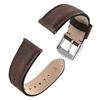 [Anbeer] ремешок для часов 18 мм кожаный ремешок для часов быстросъемный сменный ремешок пряжка из нержавеющей стали черная коричневая/серебристая пряжка
