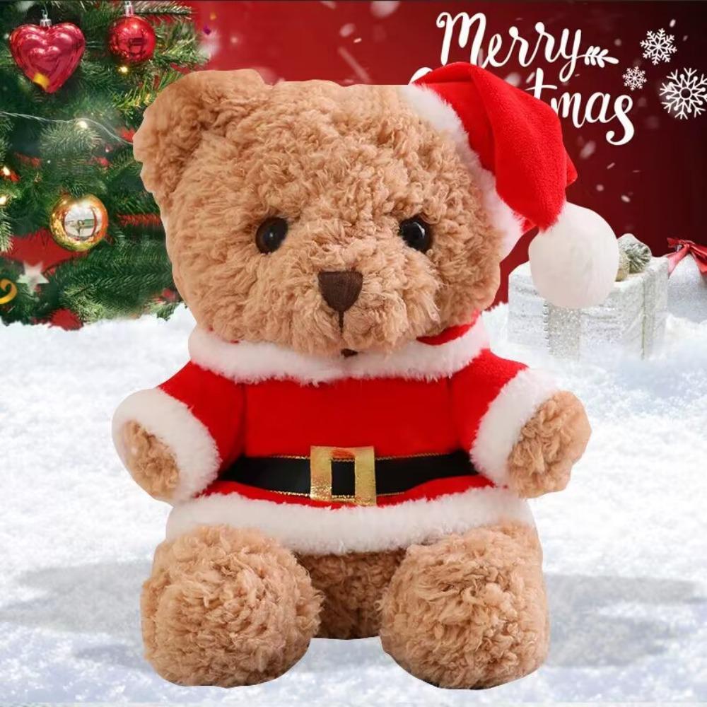 Soft Scarf Bear Kawaii Plush Toys Dress Up Bear Stuffed Doll  Party Supplies