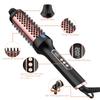65W Roller Comb Hair Harmless Negative Ion Hair Straightening Comb Curl Straight Dual Purpose