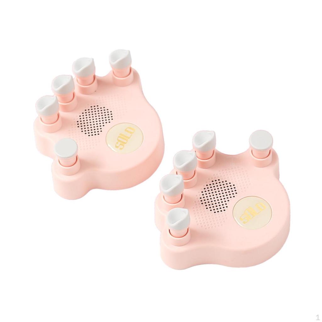 2 Pieces Kids Piano Finger Trainer Exerciser for Guitar Training Grip