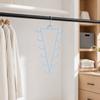 2Pcs 12 Hooks Metal V Shaped Hanger Rotatable Laundry Hanger Hat Storage Rack  Scarf Hanging