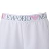 Emporio Armani EA7 Весна-Лето 2024 Спортивные повседневные шорты с принтом логотипа Женские шорты Белый 3DTS63-TJKWZ-1100