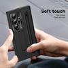 For Samsung Galaxy Z Fold7 5G Case PC Cell Phone Cover with Kickstand and Stylus Pen