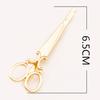 Женские модные креативные ножницы, заколка для волос золотого цвета, аксессуар для волос, заколка