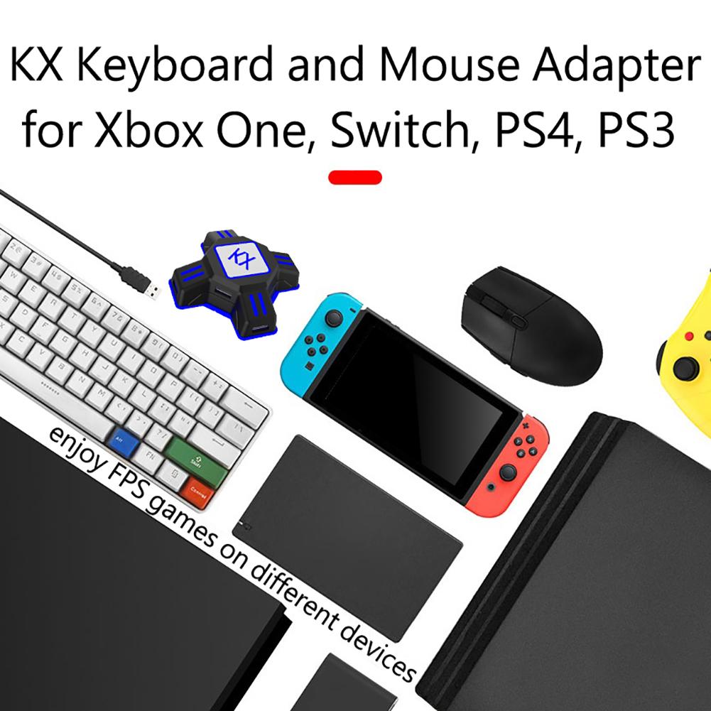 Конвертер адаптера клавиатуры и мыши для коммутатора Xbox One PS3 PS4