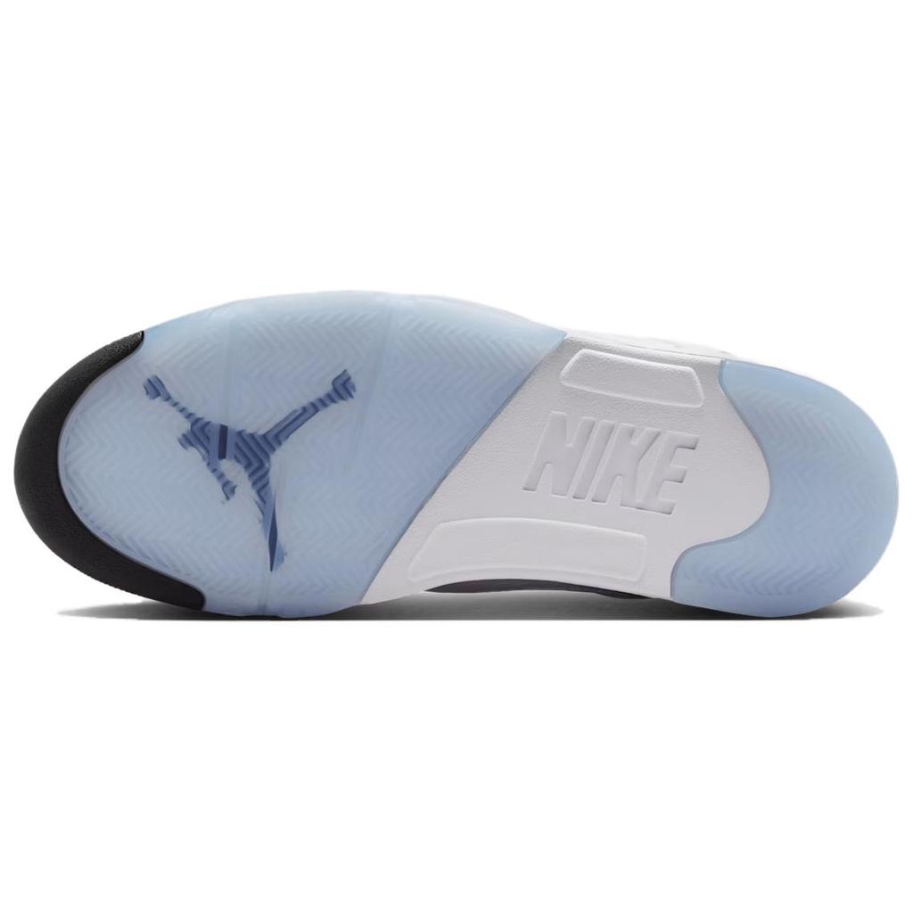 Air Jordan 5 Retro White Metallic 2026 Мужские Кроссовки Металлик-Серебристый Черный HQ7978-103
