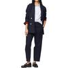 Tommy Hilfiger Классический крой Рубашка Оксфорд в полоску Эластичная Женские рубашки Синий 76J4827-C31