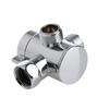 3 Way T-adapter for Valve For Toilet Bidet Shower for Head Diverter for Valve 1/