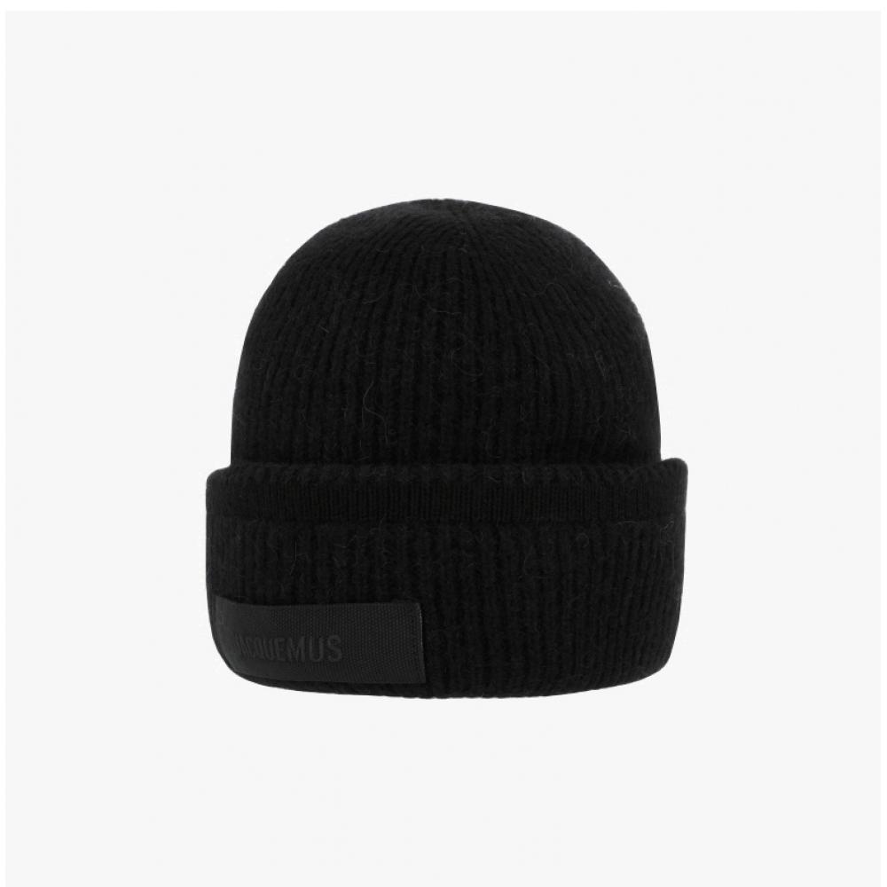 Jacquemus Le Bon Крупнозернистая шапка с логотипом из грогрена Acu00666ak00227