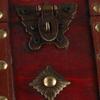Vintage Wooden Treasure Box Antique Design Trunk Containers Treasure Chest  Sundries