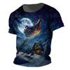 Christmas O-Neck Men's T Shirts 3d Print Short Sleeve Man Tees Tops Holiday Male Casual Oversized Shirts High Quality Clothing
