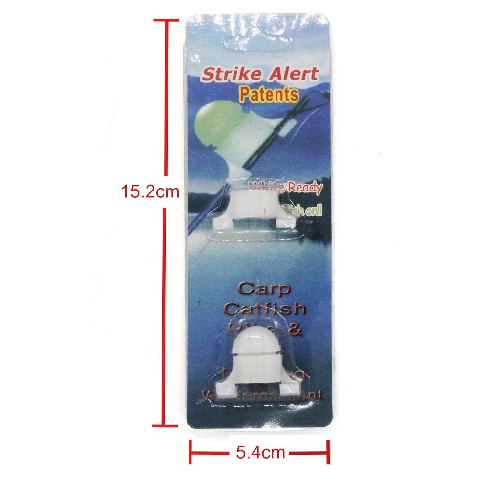 2-20pcs Night Fishing Rod Tip Clip Alert Indicator Tools Electronic LED Automatic Induction Alarms Light Fishing Accessories