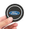 1/2pcs Car Anti-Slip Water Cup Pad Bottle Holder Mat Coaster For Ford Fiesta Ranger Fusion Escape Kuga Focus 3 Mustang Accessory