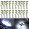 T10 W5W 5050 5SMD Белые внутренние фонари Светодиодные автомобильные фонари Клиновые лампы для чтения Супер яркие DC 12 В